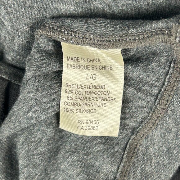 Theory Tank Top Women L Blouse‎ Black Cotton Silk Chiffon Sleeveless Saundera - Picture 12 of 12